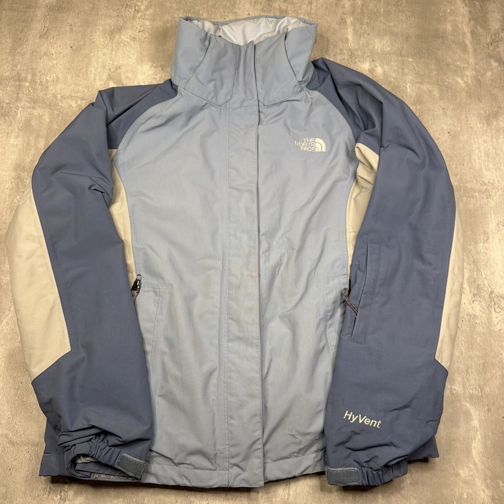 The North Face HyVent Boundary Triclimate Jacket Women's Large Baby Blue 3-IN-1